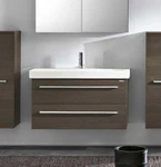 фото Berloni Bagno Fusion FUBS04T Тумба с керамической раковиной на 105 см