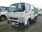 фото Двухкабинник борт тент MITSUBISHI CANTER гв 2011 полный привод 4х4 груз 1,5 тн пробег 174 т.км