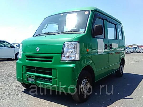 Фото Грузопассажирский микроавтобус SUZUKI EVERY минивэн кузов DA64V гв 2012 пробег 93 тыс км цвет зеленый