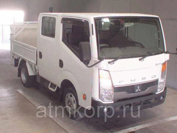 Фото Грузовик двухкабинник бортовой MITSUBISHI CANTER гв 2013 гидроборт кабина 6 мест груз 1,25 тн пробег 44 т.км