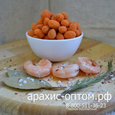 Фото Арахис в хрустящей корочке со вкусом "Креветка"