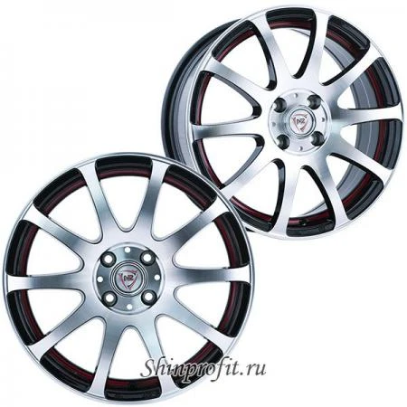 Фото NZ Wheels F-21 5.5x13/4x98 D58.6 ET35 BKFRSI