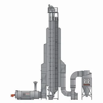 Фото Зерносушилки шахтные RIR-У мощностью от 20 до 80 т/ч