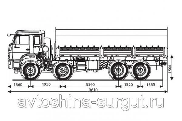 Фото Грузовой бортовой автомобиль КАМАЗ 63501-6996-40