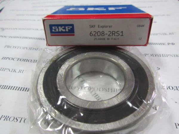 Фото 6208-2RS1 SKF (40*80*18) подшипник