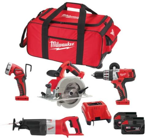 Фото Milwaukee HD28 Pack B-502В Набор аккумуляторных инструментов