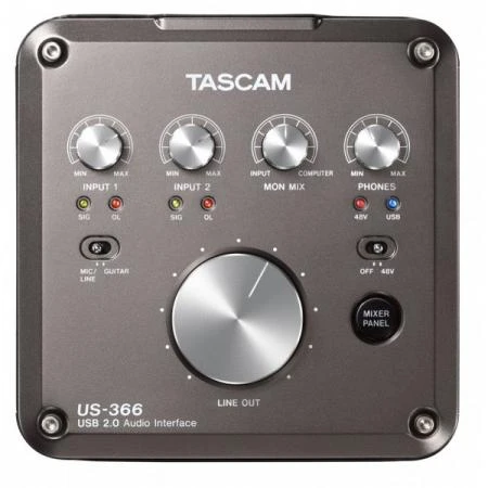 Фото Внешняя студийная звуковая карта TASCAM US-366