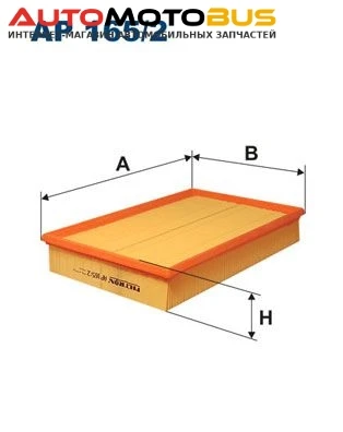 Фото Воздушный фильтр FILTRON AP1652