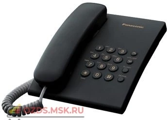 Фото Panasonic KX-TS2350RUB-(цвет черный): Проводной телефон