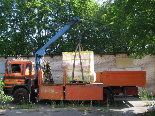 Фото Перевозка станков манипулятором Спб