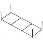 фото Монтажный комплект МОНАКО для акр.ванны 160х70 код 0024021
