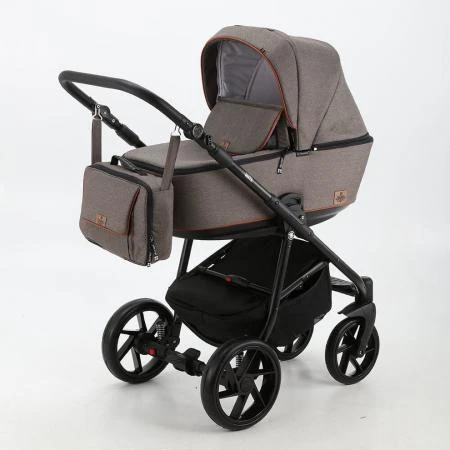 Фото Коляска 2 в 1 BeBe-mobile Gusto шоколад с темной карамельной отделкой