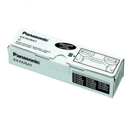 Фото Тонер-картридж PANASONIC (KX-FA76A) KX-FL501/502/503/M553RU, черный, оригинальный, ресурс 2000 страниц