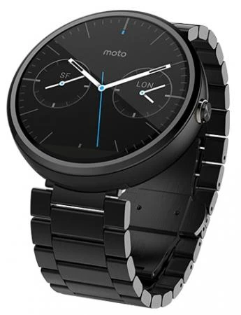 Фото Motorola Умные часы Motorola Moto 360 (steel) Black