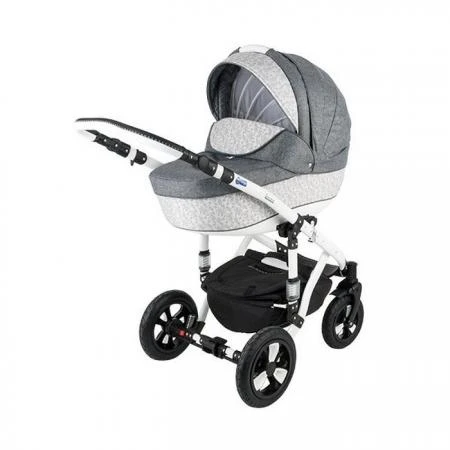 Фото Коляска 2в1 BeBe-Mobile Toscana 227W темно-серый/серый