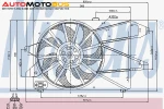 фото Вентилятор охлаждения двигателя NISSENS 85191