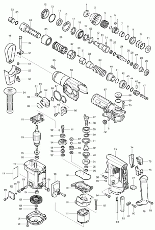 Фото Пружина Makita HR3000/4000/5001 п.62/57/97 переключателя режимов