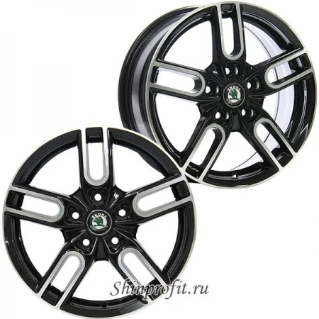 Фото Replica 504 Skoda 6x15/5x112 D57.1 ET47 BKF