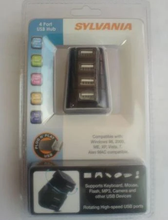 Фото Sylvania USB-концентратор Sylvania SYUSB-20-B 4 порта