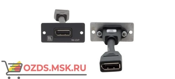 Фото W-DP(B) ; цвет черный: Модуль-переходник DisplayPort розетка-розетка