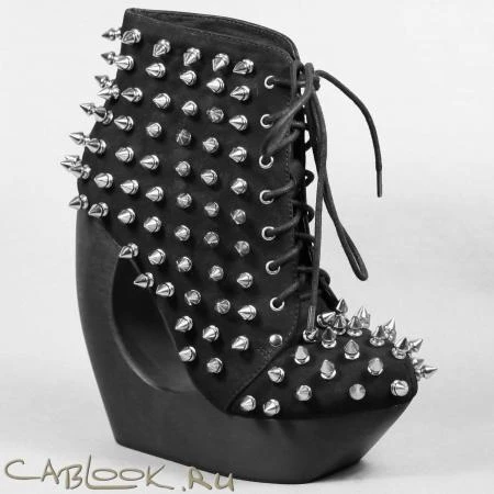 Фото Jeffrey Campbell JEFFREY CAMPBELL ботильоны на танкетке женские ROXIE