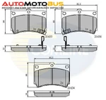 фото Комплект тормозных колодок, дисковый тормоз COMLINE CBP3245
