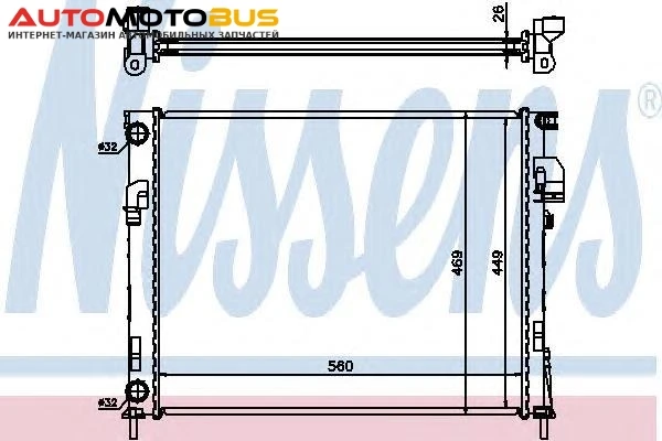 Фото Радиатор Nissens 63025A