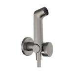 фото Гигиенический душ Hansgrohe Bidette (29232340) хром черный шлифованный (матовый)