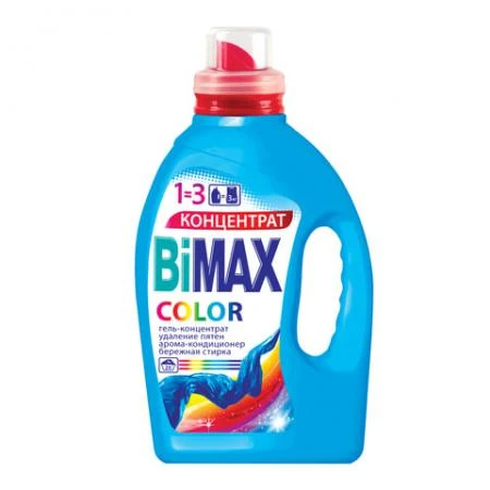 Фото Средство для стирки жидкое автомат 1,5 л BIMAX Color