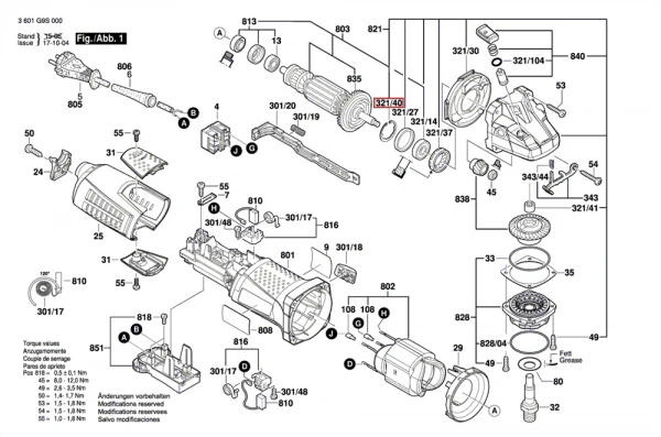 Фото Bosch Professional Этикетка фирмы&#160;GWS 19-125 CIST болгарки Bosch GWS 19-125 CIST (рис.9)