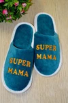 фото Тапки женские "Super мама" 36-41