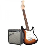 фото Гитарный комплект Fender Squier Stratocaster Pack Brown Sunburst