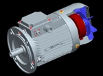 фото Асинхронный электродвигатель с электромагнитным тормозом (АДЧР "Т")