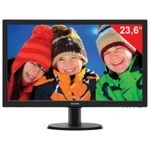 фото Монитор LED 23,6" (60 см) PHILIPS TN+film, 16:9, DVI, HDMI, D-Sub, 250 cd, 1920x1080, 5 ms, черный