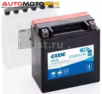 Фото Exide ETX20CH-BS