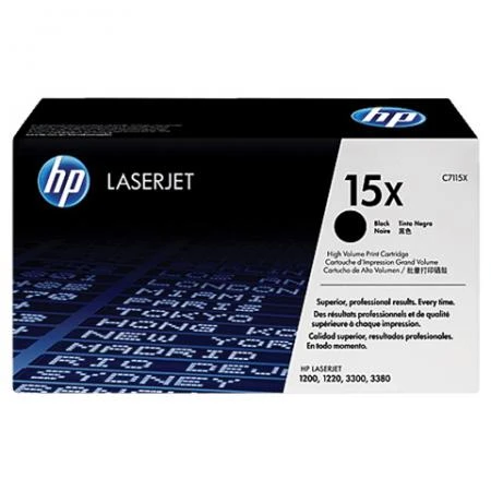 Фото Картридж лазерный HP (C7115X) LaserJet 1200/3300/3380 и другие, №15X, оригинальный, ресурс 3500 стр.