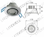 фото Точечный светильник светодиодный N10 (4 Вт) Litewell. Современная замена галогенным светильникам 35Вт.