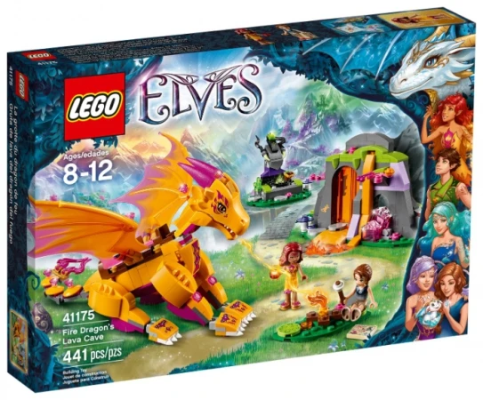 Фото Lego Дания Конструктор Lego Elves 41175 Iron Skull Sub Attack (Лего 41175 Пещера с лавой дракона Огня)