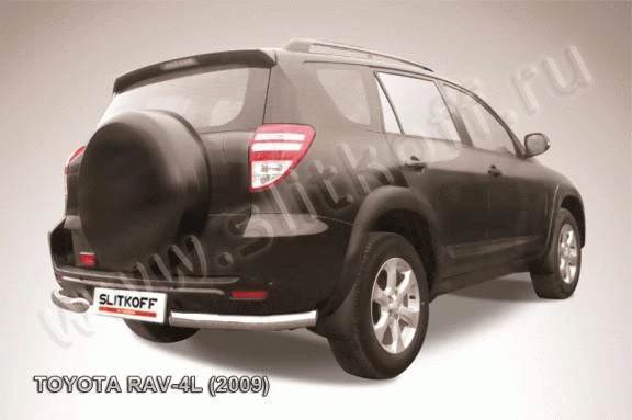 Фото Slitkoff Уголки d76 черные TOYOTA RAV-4 L (2009)