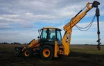 фото Аренда ямобура на базе экскаватора погрузчика jcb. В Нижнем Тагиле и Свердловской области