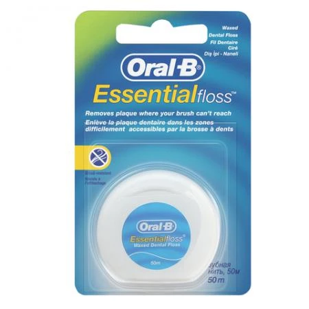 Фото Зубная нить, 50 м, ORAL-B (Орал-Би) Essential floss