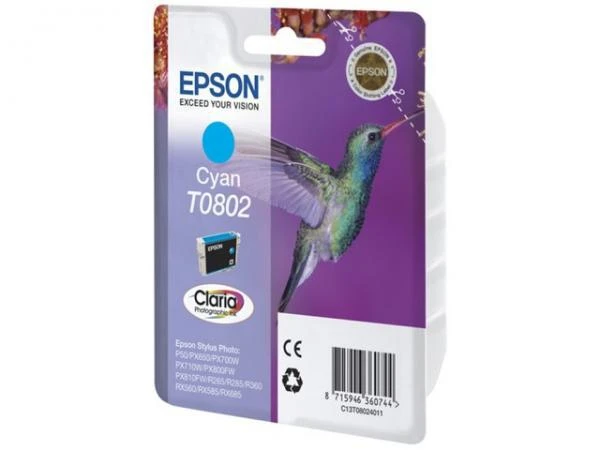 Фото Расходные материалы Epson T0802 cyan