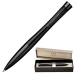 фото Ручка шариковая PARKER "Urban Premium Matt Black", корпус черный, латунь, хромированные детали, синяя