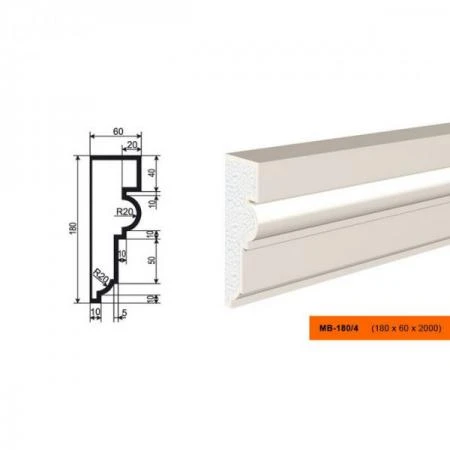 Фото Молдинг МВ-180/4