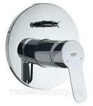 фото Смеситель для ванны с переключением на душ GROHE BauEdge 29079000 со встраиваемым механзмом в комплекте