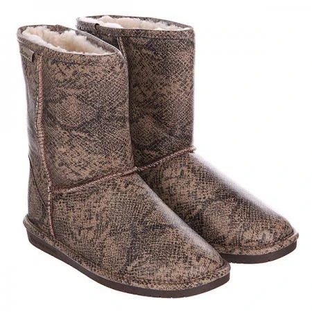 Фото Угги женские Bearpaw Emma Short Natural Snake