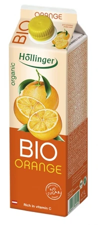 Фото Натуральный апельсиновый сок Hollinger BIO ORANGE, 1л