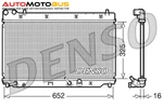 фото Радиатор охлаждения двигателя DENSO DRM40014