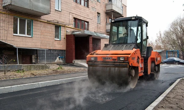 Фото Асфальтирование укладка асфальта