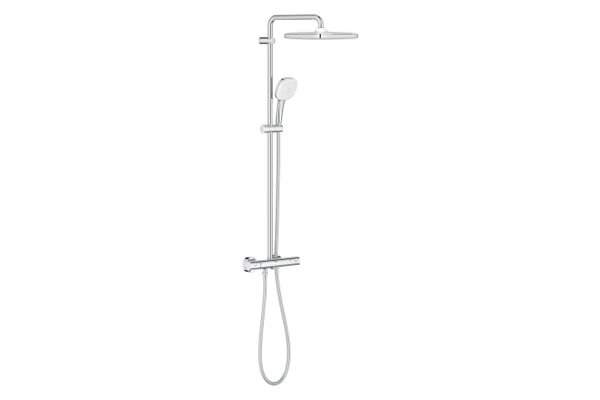 Фото Душевая система GROHE Tempesta System 250 Cube (26689001) с термостатом для душа, хром